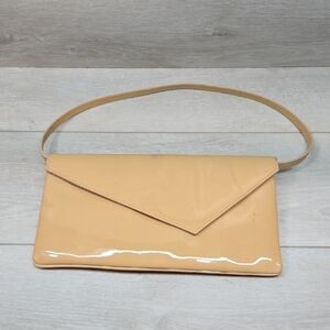 L.K.Bennett London Women Elegant Tan Clutch Bag Shoulder Hobo